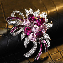 頭飾/胸針 水晶瑪瑙 珠寶首飾 【行情 價格 評價 正品行貨】-京東